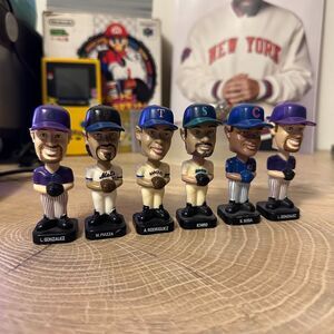 Vintage Lot of 6 Early 2000's Mini MLB Baseball Bobbleheads Fotoball Sammy Sosa